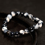 Fortune Jewel Orca Agate Protection Bracelet