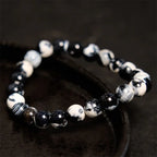 Fortune Jewel "May the Stars Guide Your Dreams" Orca Agate Bracelet Includes Gift Message Card Fortune Jewel