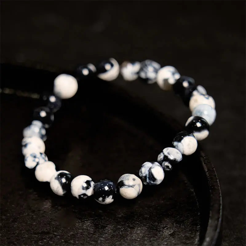 Fortune Jewel "May the Stars Guide Your Dreams" Orca Agate Bracelet Includes Gift Message Card Fortune Jewel
