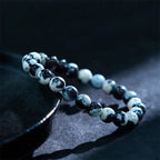 Fortune Jewel "May the Stars Guide Your Dreams" Orca Agate Bracelet Includes Gift Message Card Fortune Jewel