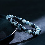 Fortune Jewel Orca Agate Protection Bracelet
