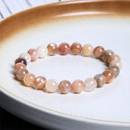 Fortune Jewel Peach Moonstone Healing Bracelet