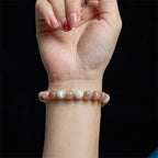 Fortune Jewel Peach Moonstone Healing Bracelet