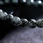Fortune Jewel Snowflake Obsidian Balance Bracelet