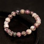 Buddha Stone Plum Blossom Tourmaline Balance Bracelet