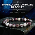 Fortune Jewel Plum Blossom Tourmaline Balance Bracelet