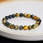Fortune Jewel Yellow Blue Tiger Eye Courage Bracelet