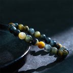 Fortune Jewel Yellow Blue Tiger Eye Courage Bracelet