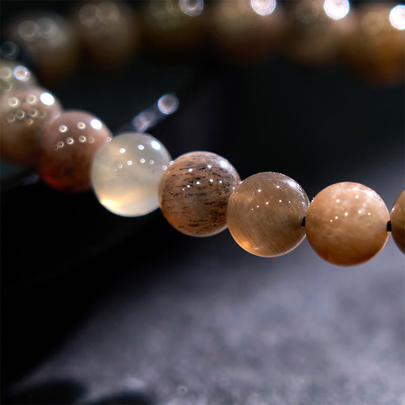 Fortune Jewel Black Moonstone Soothing Bracelet