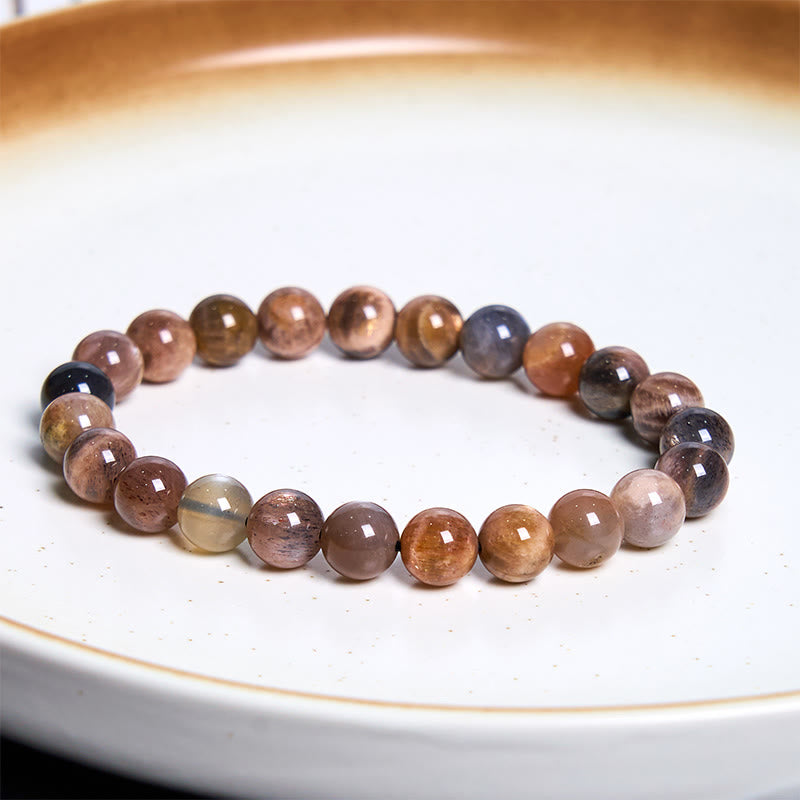 Fortune Jewel Black Moonstone Soothing Bracelet