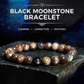 Fortune Jewel Black Moonstone Soothing Bracelet