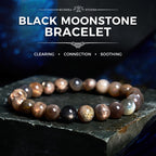 Fortune Jewel Black Moonstone Soothing Bracelet