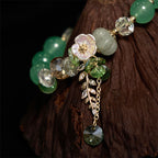 Fortune Jewel Blue Crystal Amethyst Sun Stone Green Aventurine Healing Bracelet