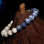 Fortune Jewel Sodalite Picasso Jasper White Turquoise Intuition Bracelet
