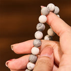 Fortune Jewel Picasso Jasper White Turquoise Courage Bracelet