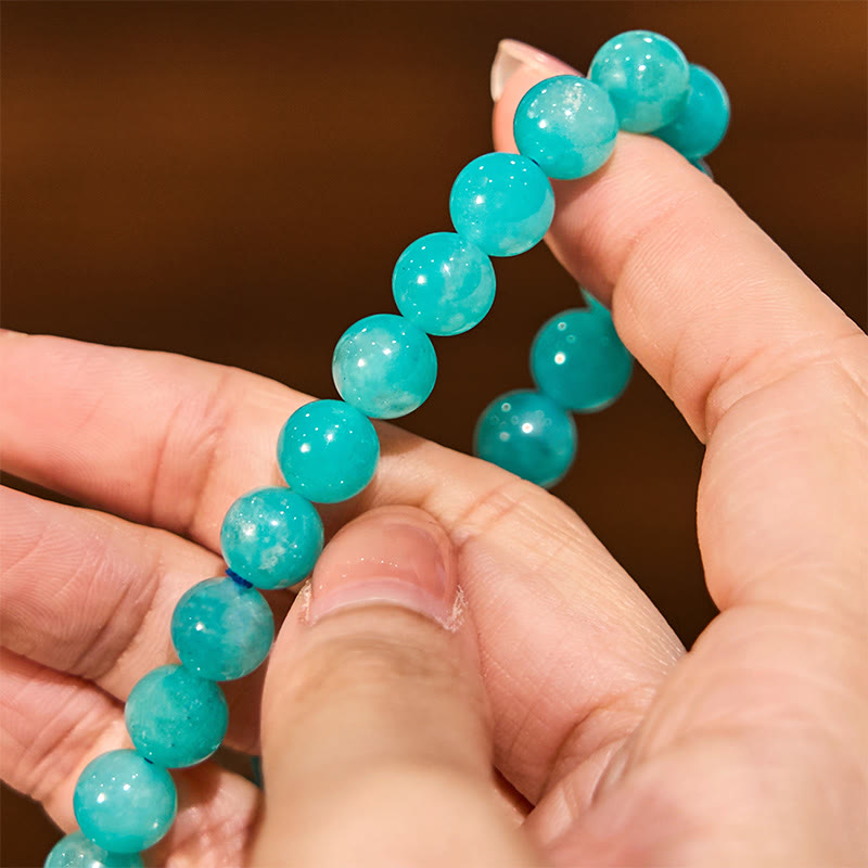 Fortune Jewel Amazonite Positive Balance Bracelet
