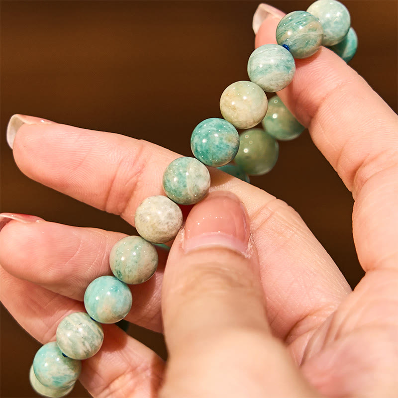Fortune Jewel Amazonite Positive Balance Bracelet