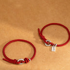 Fortune Jewel 999 Sterling Silver Year Of The Dragon Peace Buckle Luck Bracelet