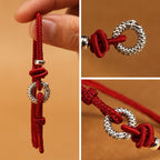 Fortune Jewel 999 Sterling Silver Year Of The Dragon Peace Buckle Luck Bracelet