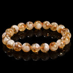 Fortune Jewel Natural Citrine Snowflake Crystal Prosperity Bracelet