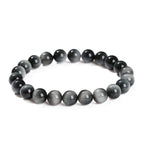 Fortune Jewel Natural Eagle's Eye Stone Courage Positive Bracelet