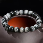 Fortune Jewel Natural Eagle's Eye Stone Courage Positive Bracelet