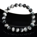 Fortune Jewel Natural Eagle's Eye Stone Courage Positive Bracelet