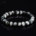 Fortune Jewel Natural Eagle's Eye Stone Courage Positive Bracelet
