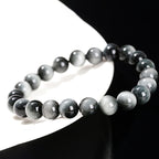 Fortune Jewel Natural Eagle's Eye Stone Courage Positive Bracelet