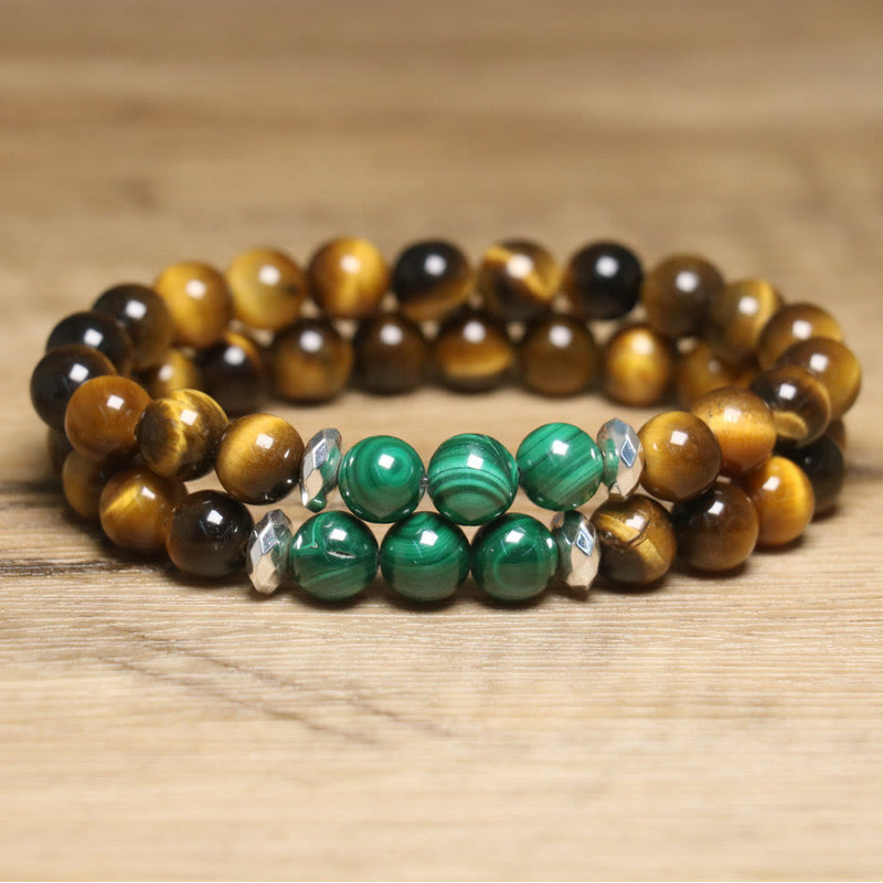 Fortune Jewel Tiger Eye Green Tiger Eye Courage Bracelet
