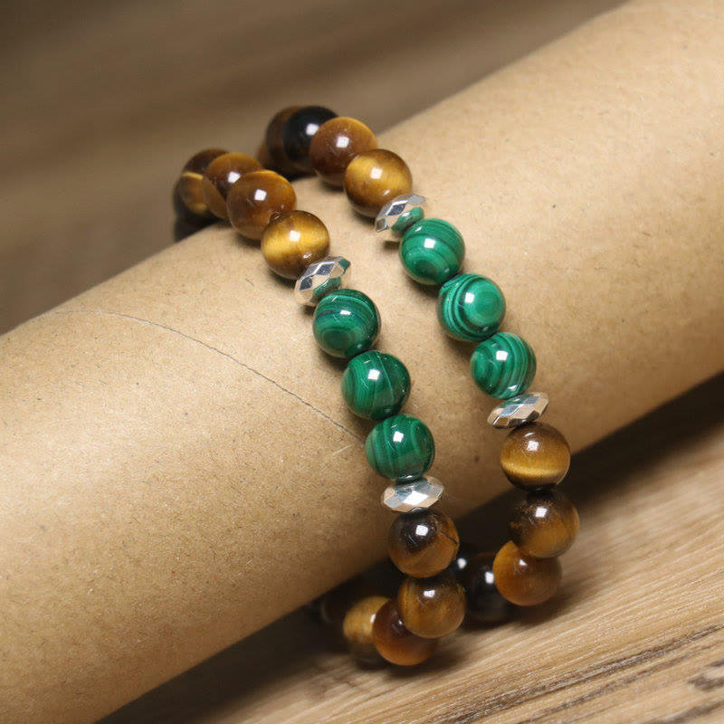 Fortune Jewel Tiger Eye Green Tiger Eye Courage Bracelet