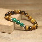 Fortune Jewel Tiger Eye Green Tiger Eye Courage Bracelet