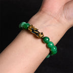 Fortune Jewel FengShui PiXiu Jade Protection Bracelet
