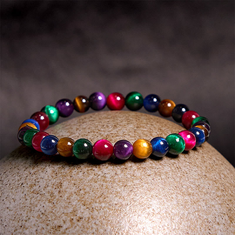 Fortune Jewel Tiger Eye Resolve Courage Bracelet