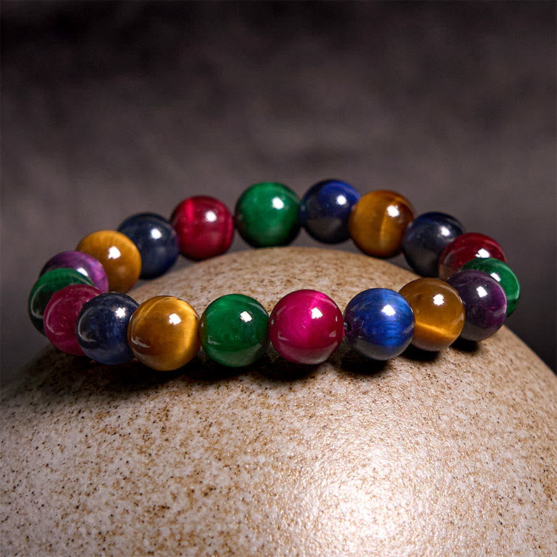 Fortune Jewel Tiger Eye Resolve Courage Bracelet