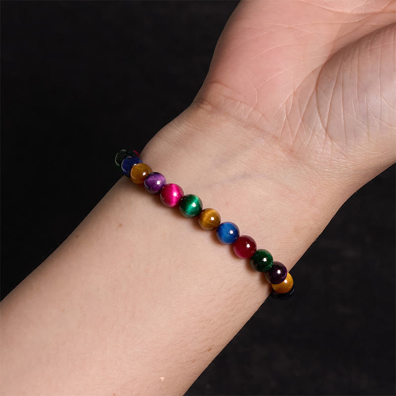 Fortune Jewel Tiger Eye Resolve Courage Bracelet