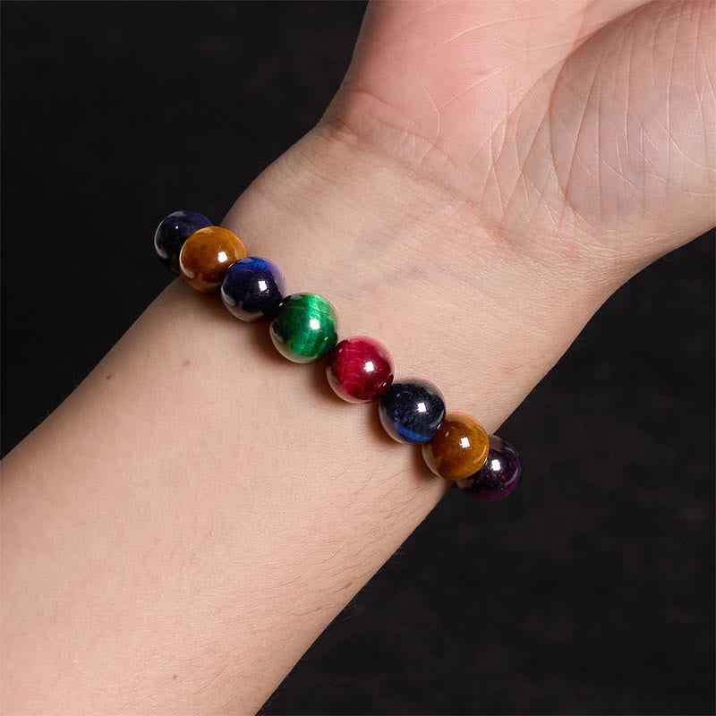 Fortune Jewel Tiger Eye Resolve Courage Bracelet
