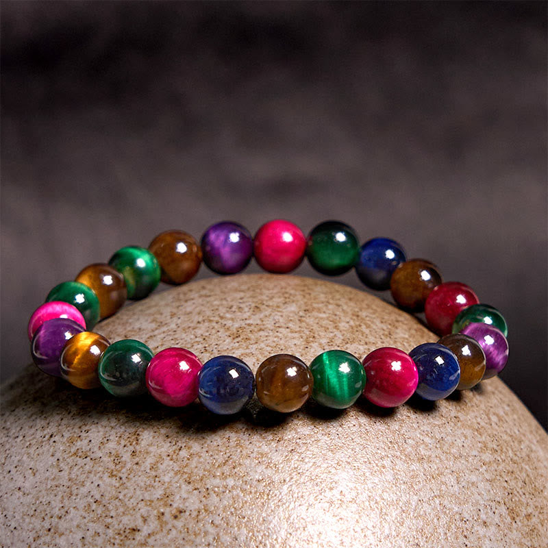 Fortune Jewel Tiger Eye Resolve Courage Bracelet