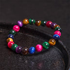 Fortune Jewel Tiger Eye Resolve Courage Bracelet