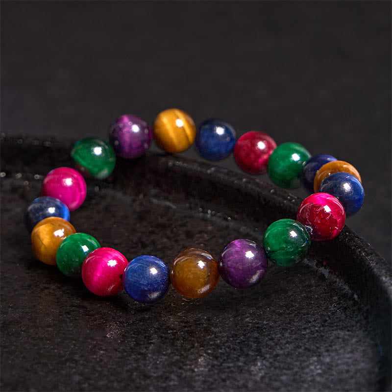Fortune Jewel Tiger Eye Resolve Courage Bracelet