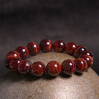Fortune Jewel Natural Tiger Eye Healing Bead Bracelet