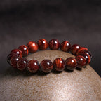 Fortune Jewel Natural Tiger Eye Healing Bead Bracelet