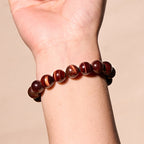 Fortune Jewel Natural Tiger Eye Healing Bead Bracelet