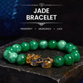 Fortune Jewel FengShui PiXiu Jade Protection Bracelet