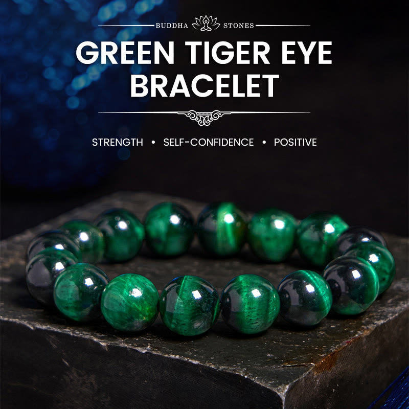 Fortune Jewel Tiger Eye Growth Healing Energy Bracelet