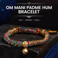 Fortune Jewel Tibetan Om Mani Padme Hum Carved Zakiram Goddess of Wealth Charm Amulet Bracelet