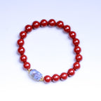 Fortune Jewel Cinnabar Moonstone PiXiu Blessing Bracelet