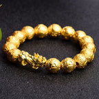 Feng Shui PiXiu Om Mani Padme Hum Carved Wealth Bracelet