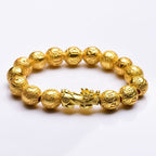Feng Shui PiXiu Om Mani Padme Hum Carved Wealth Bracelet