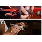 Fortune Jewel Handmade Cinnabar Ruyi Handle Fu Character PiXiu Blessing Red String Braided Bracelet